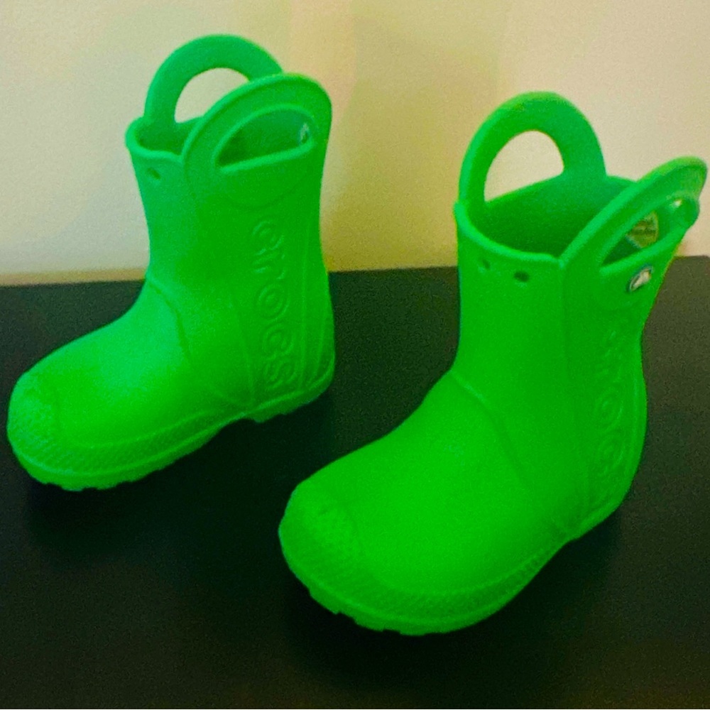 CROCS toddler rain boots